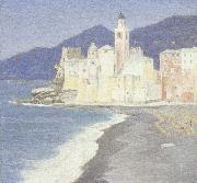 Joseph E.Southall Camogli oil painting